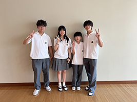 名古屋国際中学校・高等学校チョコミン党写真